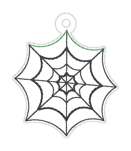 Spiders Web Snap Tab Halloween Key Chain Key Fob Snap Tab 