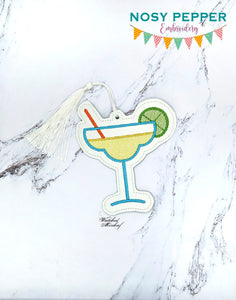 Margarita bookmark/bag tag/ornament machine embroidery design DIGITAL DOWNLOAD