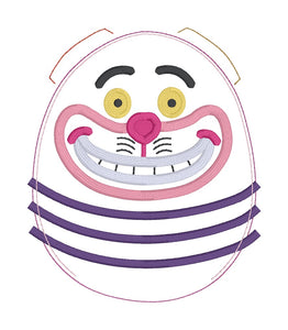 Grinning Cat stuffie (5 sizes included) machine embroidery design DIGITAL DOWNLOAD