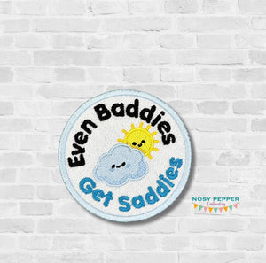 Even Baddies patch (2 sizes included) machine embroidery design DIGITAL DOWNLOAD