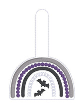 Load image into Gallery viewer, Halloween Bow set machine embroidery file (bookmark/bag tag/ornament, snaptab and eyelet fob included with single and multi files) DIGITAL DOWNLOAD