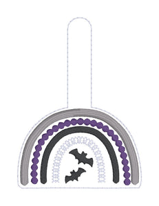 Halloween Bow set machine embroidery file (bookmark/bag tag/ornament, snaptab and eyelet fob included with single and multi files) DIGITAL DOWNLOAD