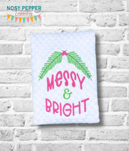 Load image into Gallery viewer, Messy &amp; Bright machine embroidery design (4 sizes included) DIGITAL DOWNLOAD