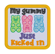 Load image into Gallery viewer, My Gummy patch (2 sizes included) machine embroidery design DIGITAL DOWNLOAD