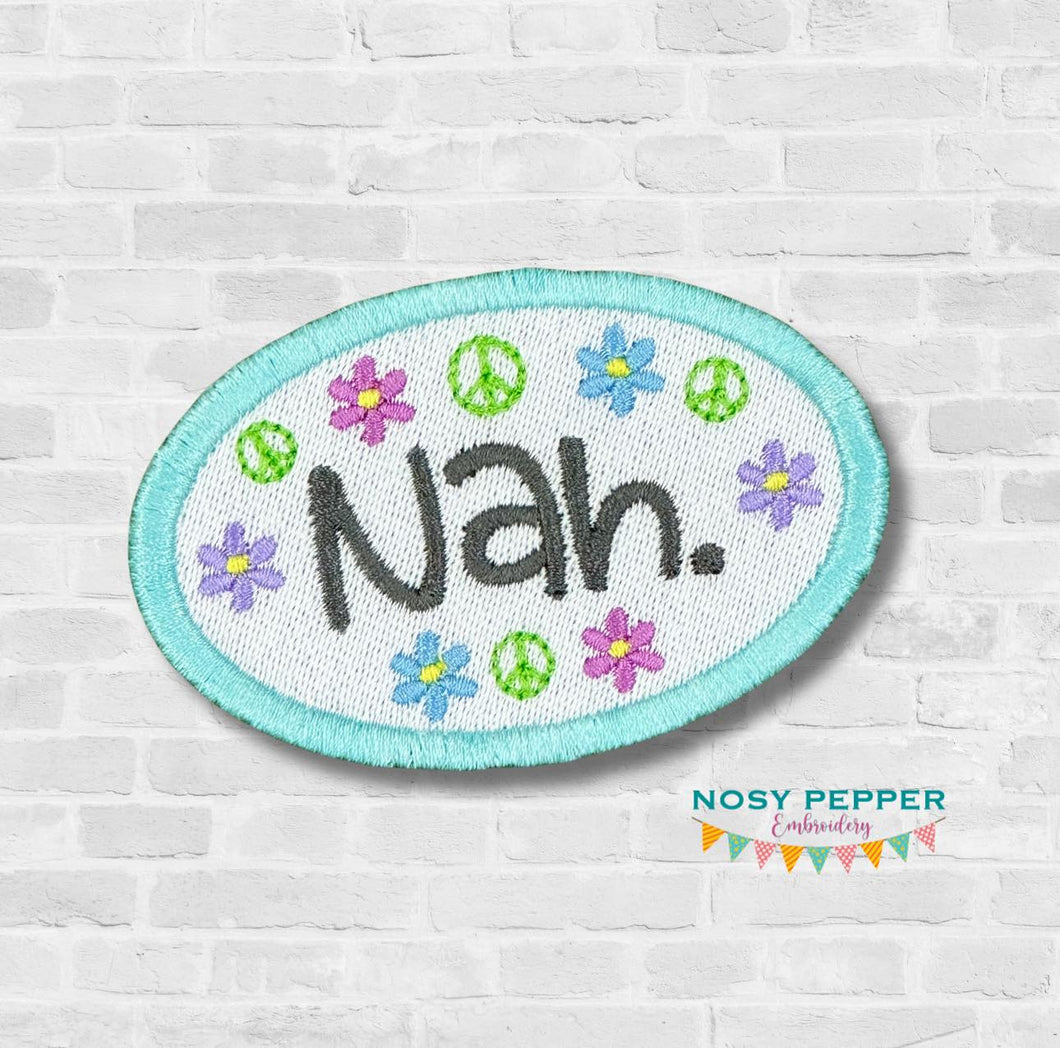 Nah patch SEPT 24 MYSTERY BUNDLE (2 sizes included) machine embroidery design DIGITAL DOWNLOAD