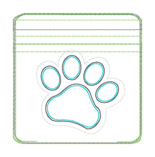 Load image into Gallery viewer, Paw Embossed ITH Bag Nov 24 Mystery Bundle embroidery design (5 sizes available) DIGITAL DOWNLOAD