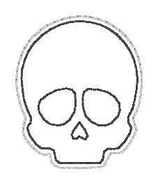 Ghost Skull pencil topper set machine embroidery design SEPT 24 PATREON BUNDLE (single and multi included) DIGITAL DOWNLOAD