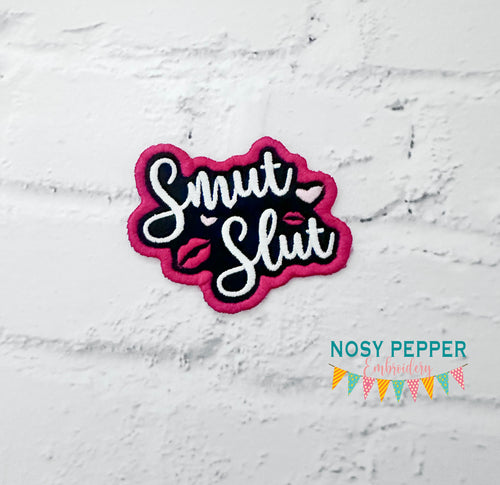 Smut Sl@t patch Fall '24 Mature Bundle (2 sizes included) machine embroidery design DIGITAL DOWNLOAD