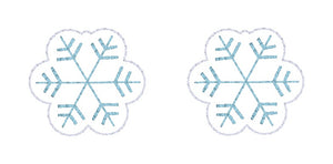 Snowflake ITH earrings Nov 24 Patreon Bundle machine embroidery design DIGITAL DOWNLOAD