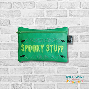 Spooky Stuff ITH Bag embroidery design (4 sizes available) DIGITAL DOWNLOAD