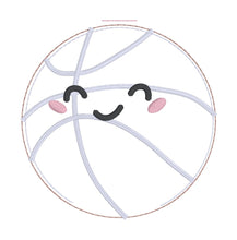 Load image into Gallery viewer, Basketball mini stuffie machine embroidery design machine embroidery design DIGITAL DOWNLOAD