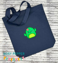 Load image into Gallery viewer, Cactus Squishy Applique machine embroidery design (5 sizes included) DIGITAL DOWNLOAD