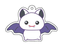 Load image into Gallery viewer, Cute Bat Bookmark machine embroidery design DIGITAL DOWNLOAD