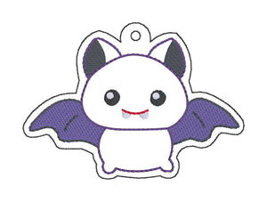 Cute Bat Bookmark machine embroidery design DIGITAL DOWNLOAD