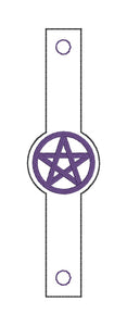 Pentacle Charm machine embroidery design single and multi files (3 versions included) DIGITAL DOWNLOAD