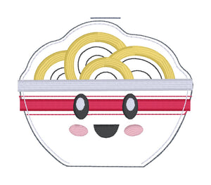 Ramen mini stuffie machine embroidery design machine embroidery design DIGITAL DOWNLOAD