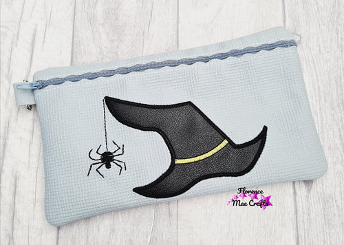 Witch Hat Applique ITH Bag Machine Embroidery Design (4 sizes available) DIGITAL DOWNLOAD