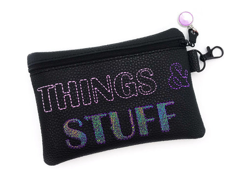 Things & Stuff ITH Bag (4 sizes available) machine embroidery design DIGITAL DOWNLOAD