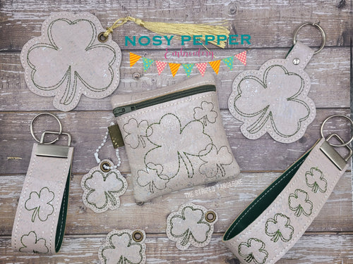 Shamrock Set of 6 machine embroidery designs (DIGITAL DOWNLOAD)