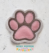 Load image into Gallery viewer, Paw Patch (2 sizes included) machine embroidery design DIGITAL DOWNLOAD