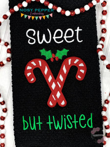 Sweet But Twisted Applique machine embroidery design DIGITAL DOWNLOAD