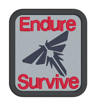 Load image into Gallery viewer, Survive And Endure Patch machine embroidery file (2 sizes included) DIGITAL DOWNLOAD