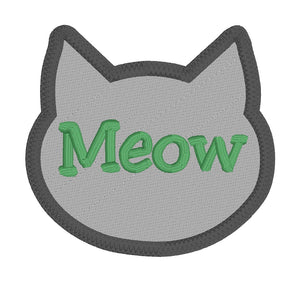 Cat patch set machine embroidery design DIGITAL DOWNLOAD