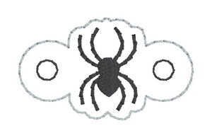 Spider Shoe Charm embroidery design (2 versions included) embroidery design DIGITAL DOWNLOAD