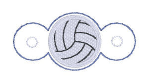 Volleyball Shoe Charm machine embroidery design